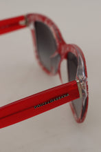 Load image into Gallery viewer, Dolce &amp; Gabbana Chic Red Lace-Inspired Designer Sunglasses
