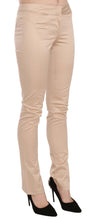 Load image into Gallery viewer, Just Cavalli Elegant Cream Low Waist Skinny Trousers
