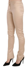 Load image into Gallery viewer, Just Cavalli Elegant Cream Low Waist Skinny Trousers
