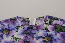 Load image into Gallery viewer, Dolce &amp; Gabbana Elegant Floral Silk Long Sleeve Blouse
