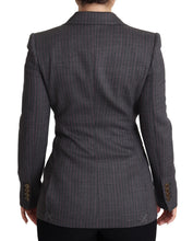 Load image into Gallery viewer, Dolce &amp; Gabbana Elegant Gray Stretch Wool Blazer
