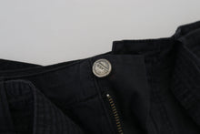Load image into Gallery viewer, Roberto Cavalli Elegant Black Cargo Pants with Belt
