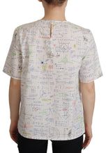 Load image into Gallery viewer, Dolce &amp; Gabbana Algebra Print Round Neck Cotton Tee
