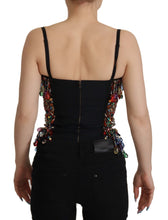 Load image into Gallery viewer, Dolce &amp; Gabbana Multicolor Sleeveless Bustier Jeweled Spring Top
