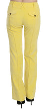 Load image into Gallery viewer, Just Cavalli Chic Yellow Corduroy Mid Waist Pants
