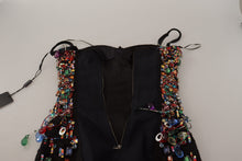 Load image into Gallery viewer, Dolce &amp; Gabbana Multicolor Sleeveless Bustier Jeweled Spring Top
