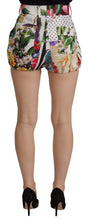 Load image into Gallery viewer, Dolce &amp; Gabbana Multicolor Majolica Floral High-Waist Shorts
