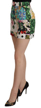 Load image into Gallery viewer, Dolce &amp; Gabbana Floral High Waist Hot Pants Shorts
