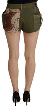 Load image into Gallery viewer, Dolce &amp; Gabbana Army Green High-Waist Hot Pants
