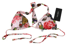 Load image into Gallery viewer, Dolce &amp; Gabbana Floral Bliss Elastic Bikini Top
