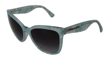 Load image into Gallery viewer, Dolce &amp; Gabbana Elegant Blue Lace-Crystal Sunglasses
