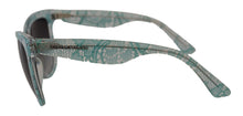 Load image into Gallery viewer, Dolce &amp; Gabbana Elegant Blue Lace-Crystal Sunglasses
