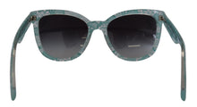 Load image into Gallery viewer, Dolce &amp; Gabbana Elegant Blue Lace-Crystal Sunglasses
