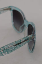 Load image into Gallery viewer, Dolce &amp; Gabbana Elegant Blue Lace-Crystal Sunglasses
