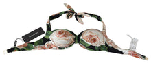 Load image into Gallery viewer, Dolce &amp; Gabbana Floral Elegance Elastic Bikini Top
