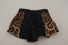 Load image into Gallery viewer, Dolce &amp; Gabbana Leopard Print High Waist Hot Pants Shorts
