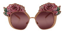 Load image into Gallery viewer, Dolce &amp; Gabbana Chic Rose Sequin Embroidered Sunglasses
