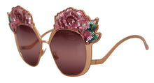 Load image into Gallery viewer, Dolce &amp; Gabbana Chic Rose Sequin Embroidered Sunglasses
