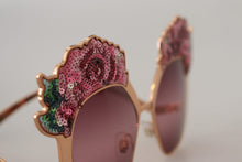 Load image into Gallery viewer, Dolce &amp; Gabbana Chic Rose Sequin Embroidered Sunglasses
