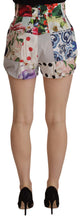 Load image into Gallery viewer, Dolce &amp; Gabbana Patchwork High Waist Designer Shorts
