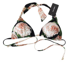 Load image into Gallery viewer, Dolce &amp; Gabbana Elegant Floral Print Bikini Top
