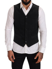 Load image into Gallery viewer, Dolce &amp; Gabbana Elegant Black Cotton Formal Dress Vest
