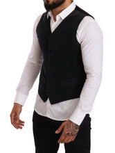 Load image into Gallery viewer, Dolce &amp; Gabbana Elegant Black Cotton Formal Dress Vest
