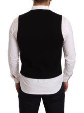 Load image into Gallery viewer, Dolce &amp; Gabbana Elegant Black Cotton Formal Dress Vest
