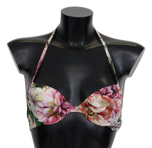 Load image into Gallery viewer, Dolce &amp; Gabbana Floral Elegance Elastic Bikini Top
