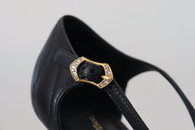 Load image into Gallery viewer, Dolce &amp; Gabbana Elegant Gold-Embellished Leather Sandals
