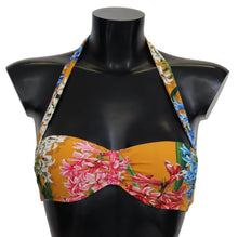 Load image into Gallery viewer, Dolce &amp; Gabbana Sunny Floral Bikini Top - Summer Elegance
