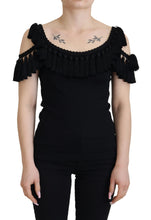 Load image into Gallery viewer, Dolce &amp; Gabbana Elegant Black Cotton Tank Top Blouse
