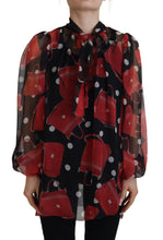 Load image into Gallery viewer, Dolce &amp; Gabbana Sicilian Print Silk Blouse - Luxurious &amp; Chic

