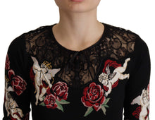 Load image into Gallery viewer, Dolce &amp; Gabbana Embroidered Angel Cardigan Sweater
