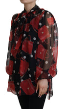 Load image into Gallery viewer, Dolce &amp; Gabbana Sicilian Print Silk Blouse - Luxurious &amp; Chic
