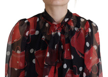 Load image into Gallery viewer, Dolce &amp; Gabbana Sicilian Print Silk Blouse - Luxurious &amp; Chic
