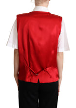 Load image into Gallery viewer, Dolce &amp; Gabbana Elegant Red Virgin Wool Sleeveless Vest
