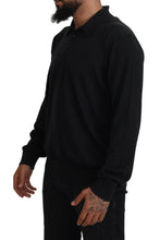 Load image into Gallery viewer, Dolce &amp; Gabbana Elegant Black Cashmere Pullover Sweater
