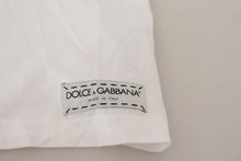 Load image into Gallery viewer, Dolce &amp; Gabbana Elegant Collared Polo T-Shirt in Pristine White
