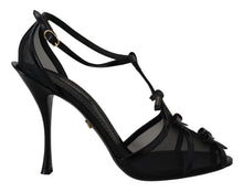 Load image into Gallery viewer, Dolce &amp; Gabbana Black Stiletto High Heels Sandals Shoes
