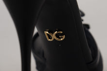 Load image into Gallery viewer, Dolce &amp; Gabbana Black Stiletto High Heels Sandals Shoes
