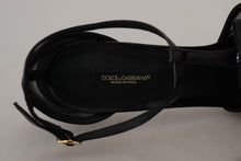 Load image into Gallery viewer, Dolce &amp; Gabbana Black Stiletto High Heels Sandals Shoes
