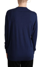 Load image into Gallery viewer, Dolce &amp; Gabbana Elegant Virgin Wool Blue Cardigan
