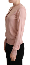 Load image into Gallery viewer, Dolce &amp; Gabbana Elegant Pink Cashmere Silk Cardigan
