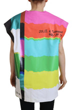 Load image into Gallery viewer, Dolce &amp; Gabbana Multicolor Sleeveless Cotton Top
