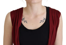 Load image into Gallery viewer, Dolce &amp; Gabbana Bordeaux Silk Blend Top Blouse
