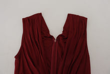 Load image into Gallery viewer, Dolce &amp; Gabbana Bordeaux Silk Blend Top Blouse
