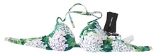 Load image into Gallery viewer, Dolce &amp; Gabbana Chic Floral Bikini Top - Summer Swimwear Delight
