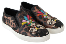 Load image into Gallery viewer, Dolce &amp; Gabbana Elegant Leopard Print Loafers for Sophisticated Style
