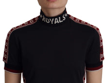 Load image into Gallery viewer, Dolce &amp; Gabbana Elegant Black Turtle Neck Cotton Tee
